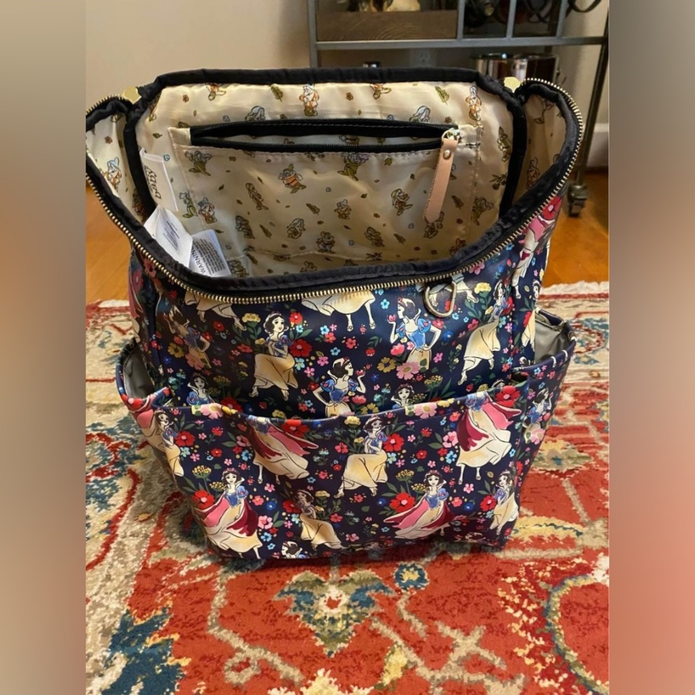Snow White print diaper bag